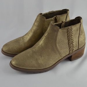 NEW! Reef Leather Voyage Side Zip Low Bootie 7.5